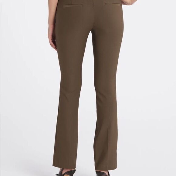 Violets and roses Ruthy Solid Zipper Bootcut Pant‎ brown sz 8 nwt - Picture 2 of 7